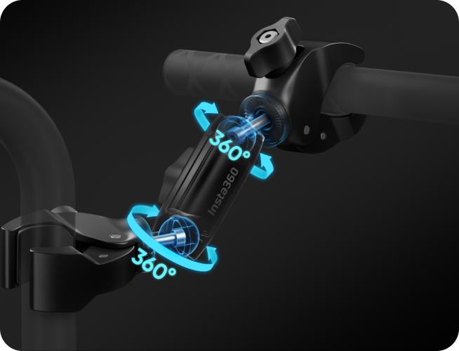 Insta360バイク用自撮り棒サポートクランプ Insta360 バイク用自撮り棒サポートクランプ Motorcycle Selfie